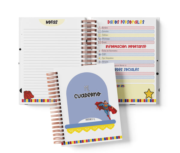 Cuaderno Tamaño Carta - Superman