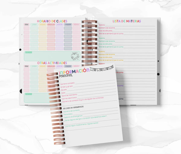 Agenda Estudiantes Semanal Ciclo 26-27 - Spy x Family