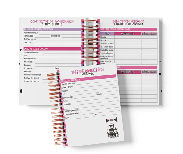 Agenda Primaria Medio Oficio - Kuromi