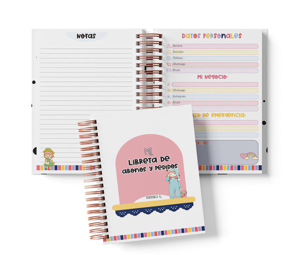 Libreta de Abonos y Pedidos - Spy x Family