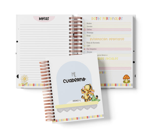 Cuaderno Tamaño Carta - Winnie Pooh