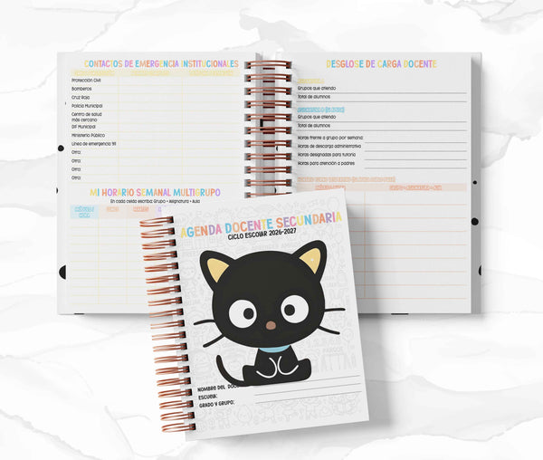 Agenda Secundaria - Chococat