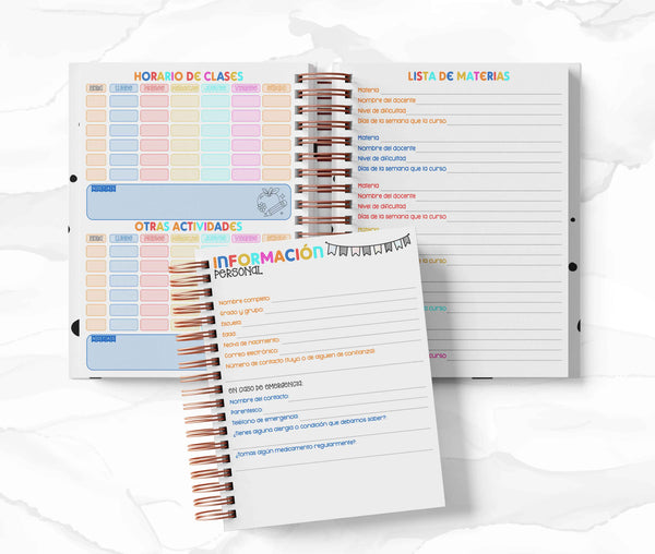 Agenda Estudiantes Semanal Ciclo 26-27 - Dragon Ball