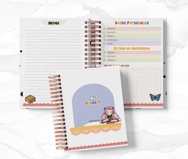 Planner Diario - Demon Slayer