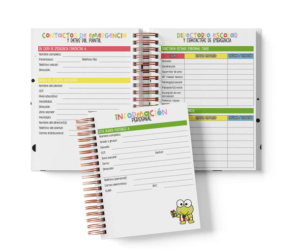 Agenda Preescolar MO - Keroppi