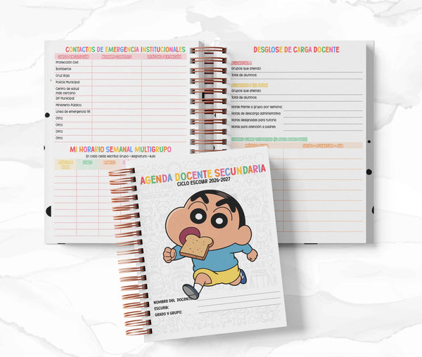 Agenda Secundaria - Shin-chan