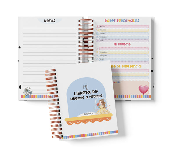 Libreta de Abonos y Pedidos - La Bella y la Bestia