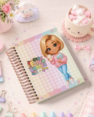 Pack de Portadas Educadora  Docente de Preescolar - Sweet Rainbow