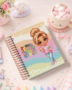Pack de Portadas Educadora  Docente de Preescolar - Sweet Rainbow