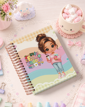 Pack de Portadas Educadora  Docente de Preescolar - Sweet Rainbow