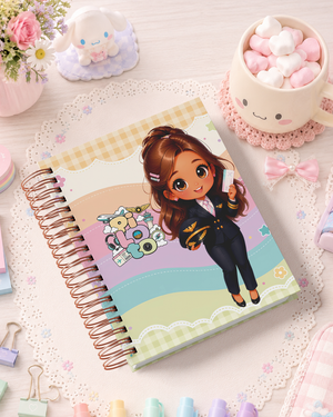 Pack de Portadas Piloto  Sobrecargo  Aeromoza - Sweet Rainbow