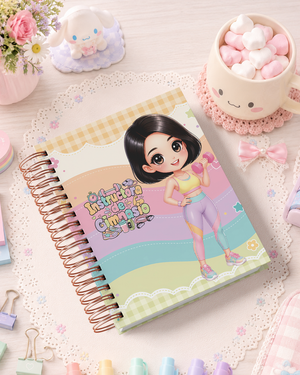 Pack de Portadas Instructora de Gimnasio  Fitness - Sweet Rainbow