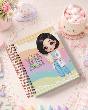 Pack de Portadas Enfermera - Sweet Rainbow