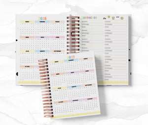 Planner 2 Días por Página - Chococat