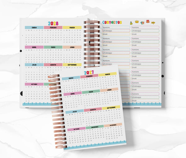 Planner Diario - Alicia en el País de las Maravillas