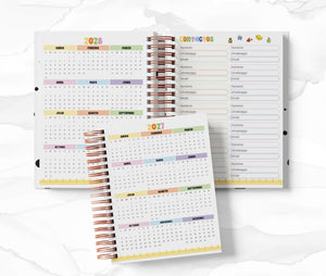 Planner 2 Días por Página - Bob Esponja