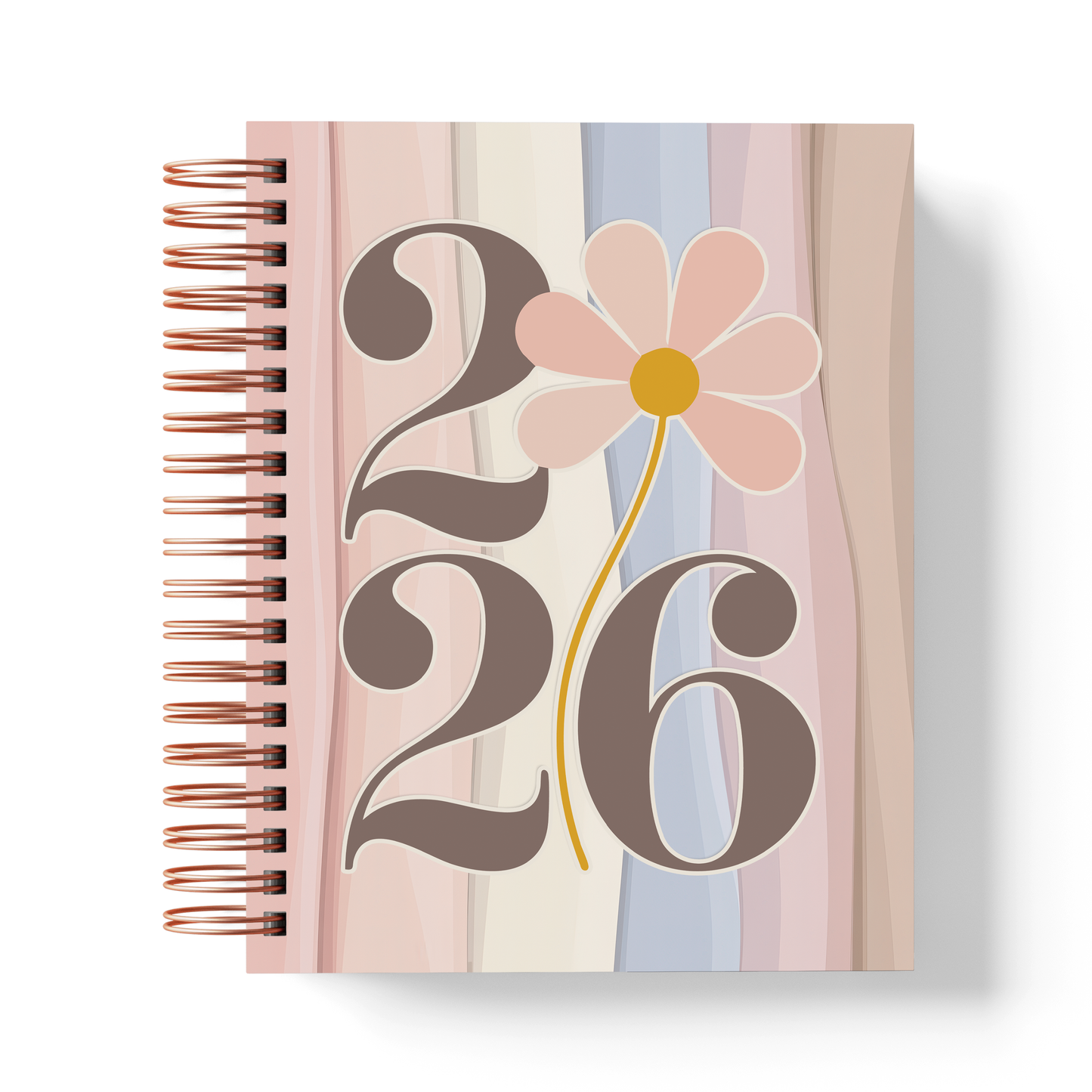 Agenda de Citas 2026 Sin Hora – 1 Día por Página | Imprimible PDF