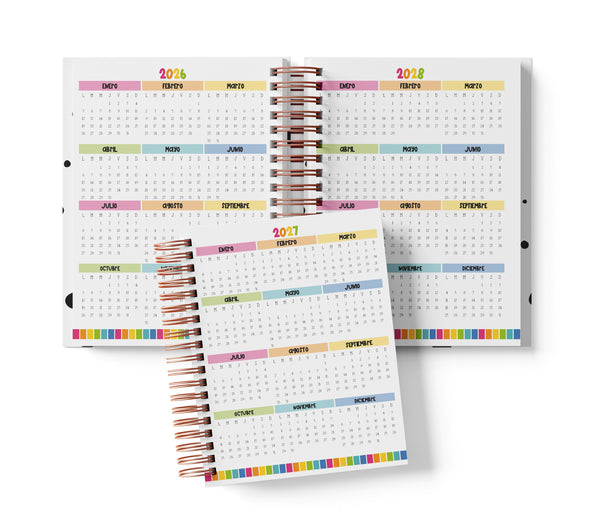 Cuaderno Media Carta - Rainbow