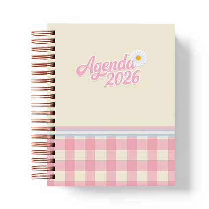 Agenda 2026 sin Horarios | Sábado y Domingo Juntos | Planner Diario PDF