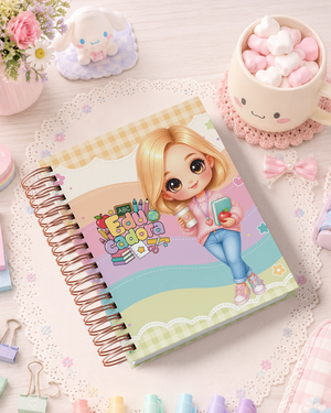 Pack de Portadas Educadora  Docente de Preescolar - Sweet Rainbow