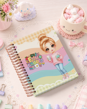 Pack de Portadas Educadora  Docente de Preescolar - Sweet Rainbow