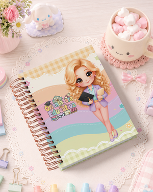 Pack de Portadas Orientadora Educativa - Sweet Rainbow
