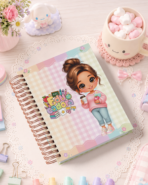 Pack de Portadas Educadora  Docente de Preescolar - Sweet Rainbow