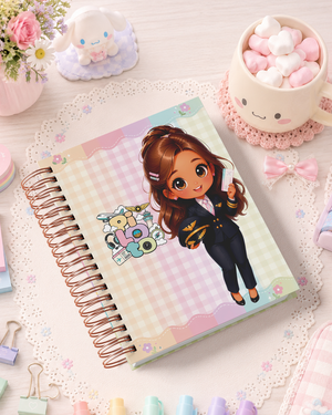 Pack de Portadas Piloto  Sobrecargo  Aeromoza - Sweet Rainbow