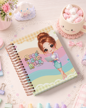Pack de Portadas Secretaria  Recepcionista - Sweet Rainbow