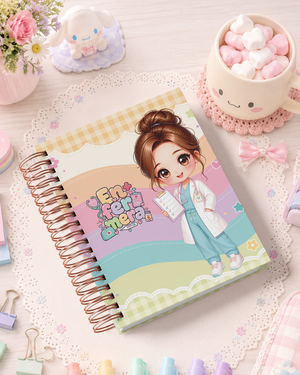 Pack de Portadas Enfermera - Sweet Rainbow