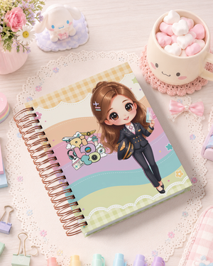 Pack de Portadas Piloto  Sobrecargo  Aeromoza - Sweet Rainbow