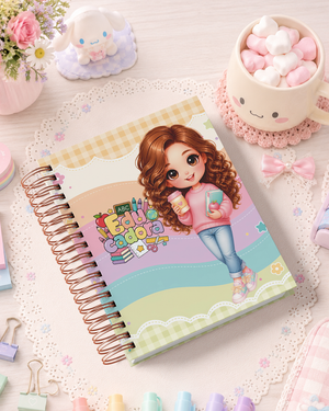 Pack de Portadas Educadora  Docente de Preescolar - Sweet Rainbow