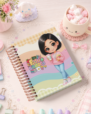 Pack de Portadas Educadora  Docente de Preescolar - Sweet Rainbow