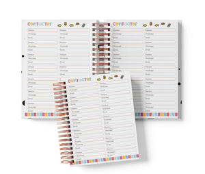 Libreta de Tandas 21 Participantes - Garfield