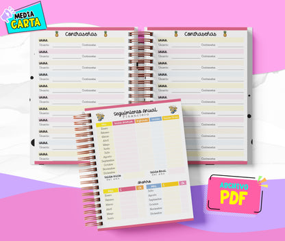 Agenda Diaria 2026 de Minions (PDF no editable) – Día por Página – Media Carta 14×21.5 cm – Español