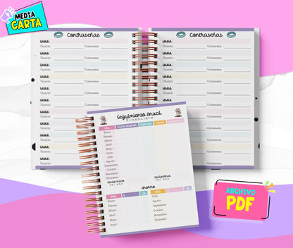 Agenda Diaria 2026 de Daisy Duck (PDF no editable) – Día por Página – Media Carta 14×21.5 cm – Español