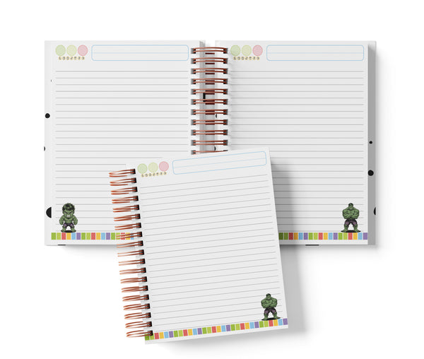 Cuaderno Medio Oficio - Hulk