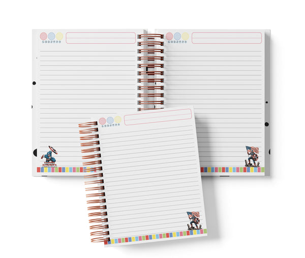 Cuaderno Medio Oficio - Capitán América
