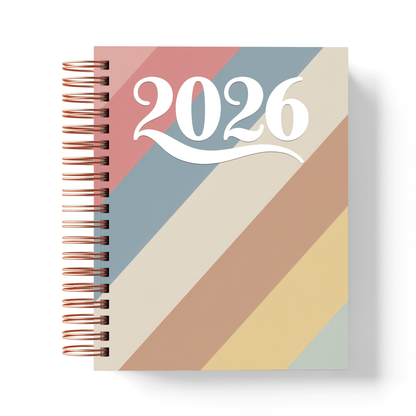 Agenda 2026 sin Horarios | Sábado y Domingo Juntos | Planner Diario PDF