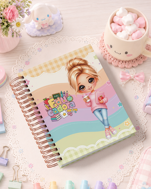 Pack de Portadas Educadora  Docente de Preescolar - Sweet Rainbow