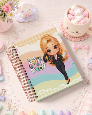 Pack de Portadas Piloto  Sobrecargo  Aeromoza - Sweet Rainbow