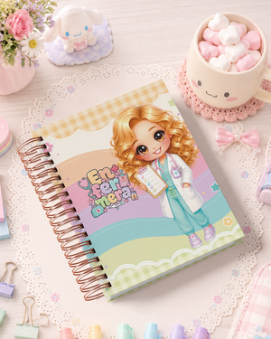Pack de Portadas Enfermera - Sweet Rainbow