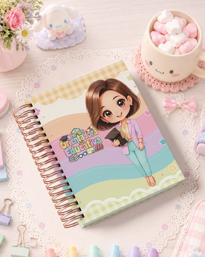 Pack de Portadas Orientadora Educativa - Sweet Rainbow
