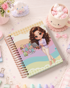 Pack de Portadas Secretaria  Recepcionista - Sweet Rainbow