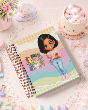 Pack de Portadas Educadora  Docente de Preescolar - Sweet Rainbow