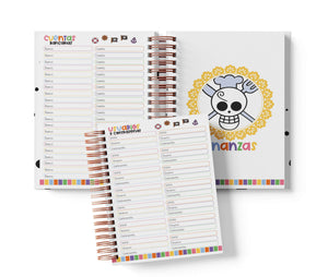Libreta de Tandas 21 Participantes - One Piece