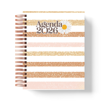 Agenda Diaria 2026 con Horario | 1 Día por Página | PDF Imprimible