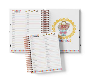 Libreta de Tandas 21 Participantes - Garfield