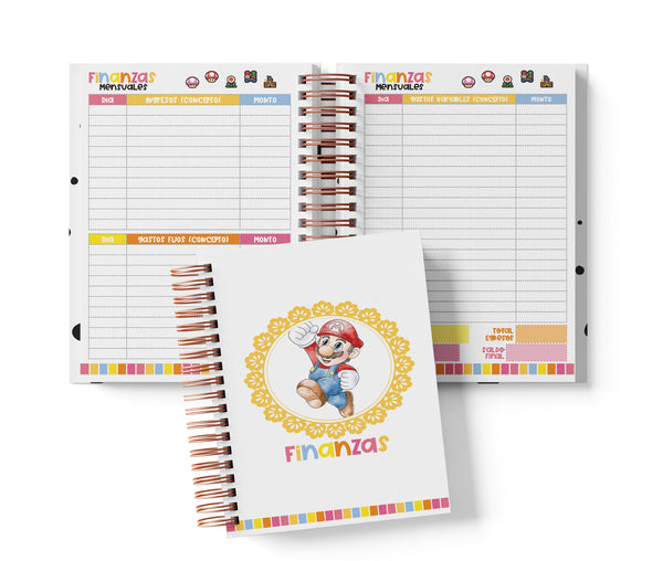 Libreta de Abonos - Mario Bros