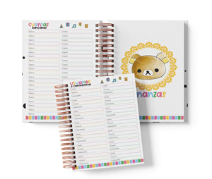 Libreta de Tandas 25 Participantes - Rilakkuma